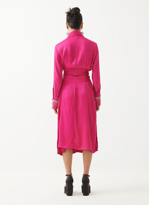 Rani Pink Shirt Dress