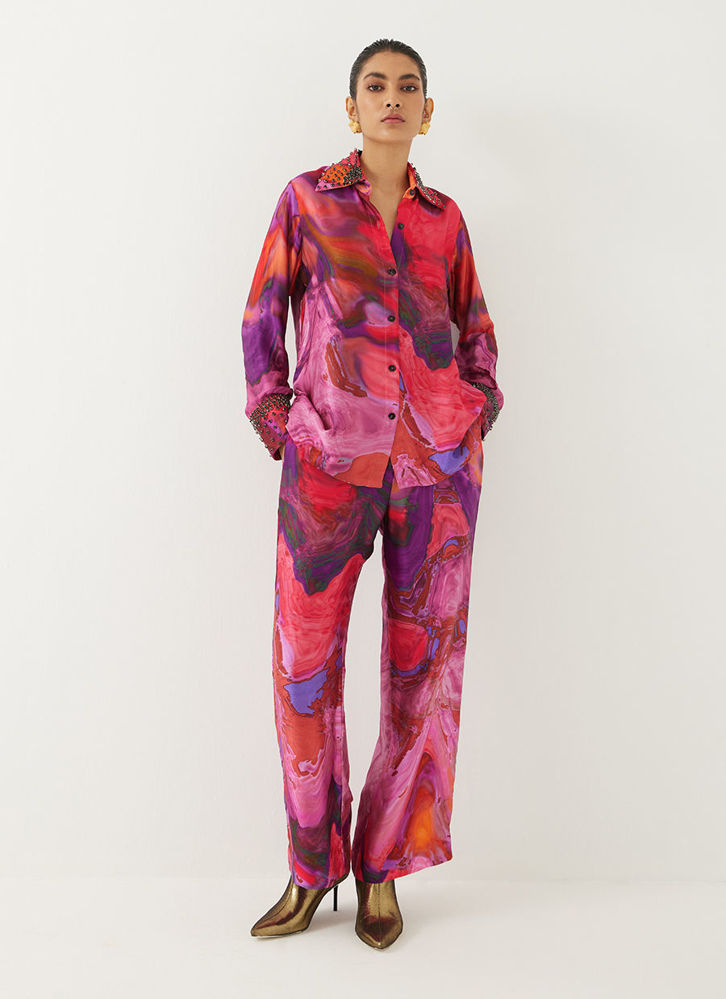 Picture of Red Sea Shirt And Trousers Co-Ord