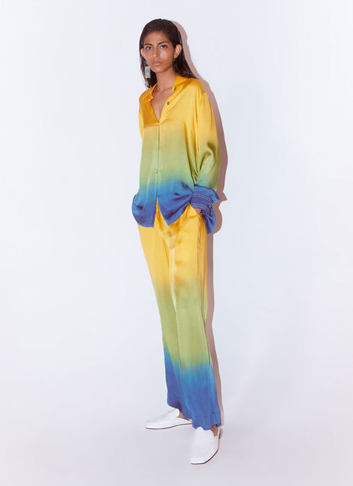 Tropical Leheriya Shirt And Trousers Co-Ord