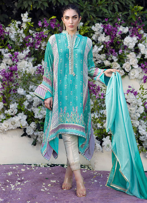 Picture of Callie Turquoise Shirt and Dupatta
