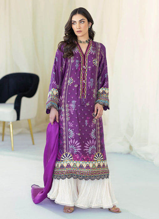 Picture of Myrtle Plum Shirt and Dupatta