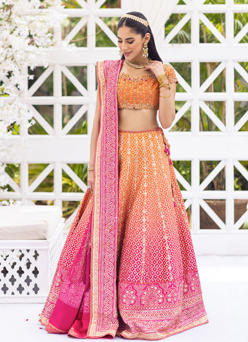 Picture of Naira Ombre Printed Lehenga Choli