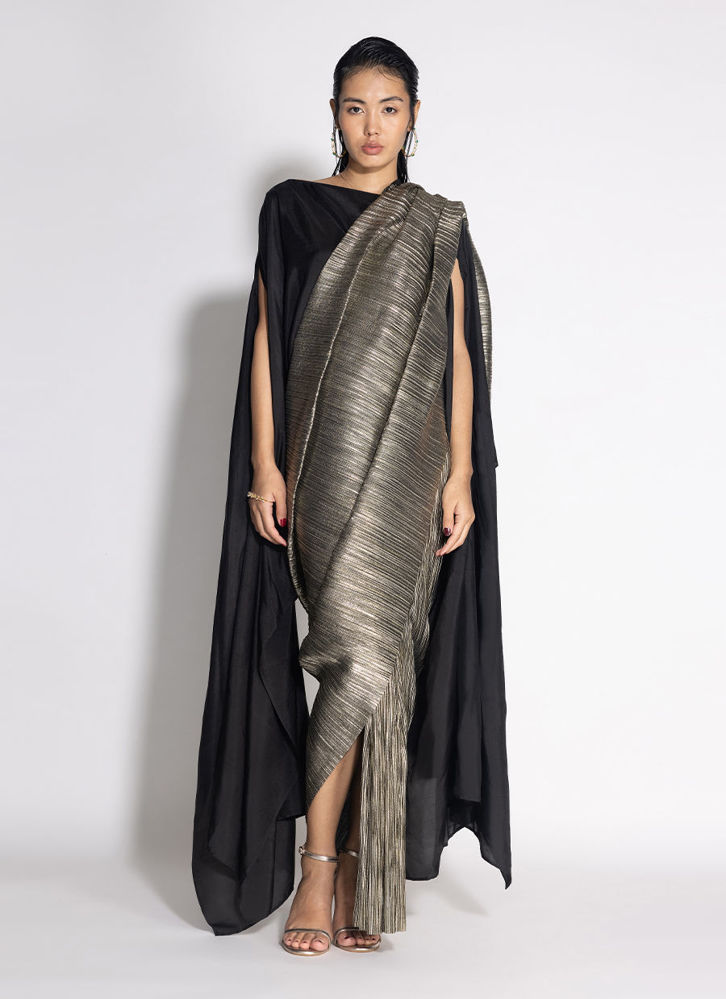 Picture of Metallic 2.0 Sari with SK Cape
