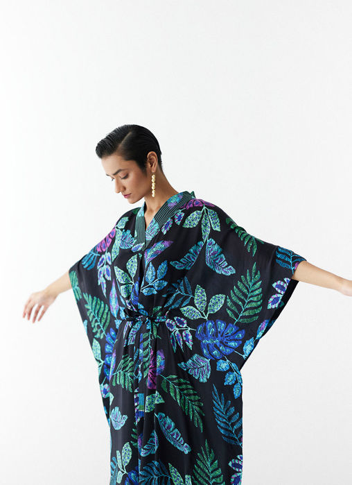 BLACK JUNGLE KAFTAN
