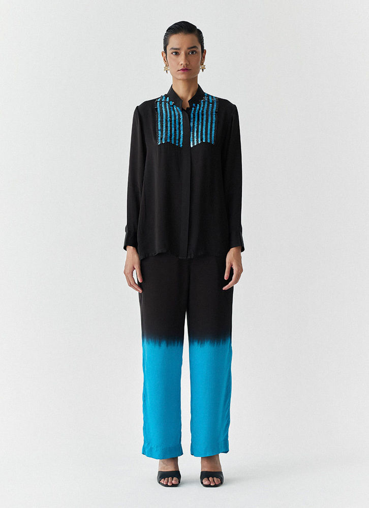 Picture of ENCHANTED DIP DYE SHIRT and TROUSERS