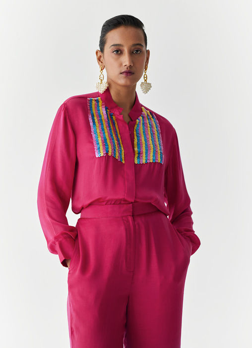 ROSEWOOD DIP DYE SHIRT and TROUSERS