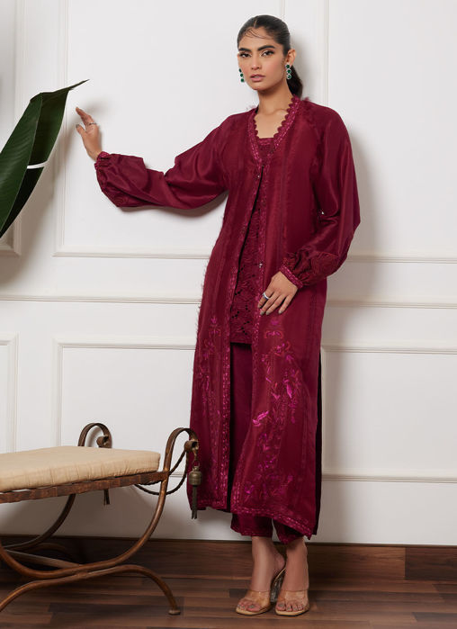 Picture of Edrice Scarlet Shirt And Slip