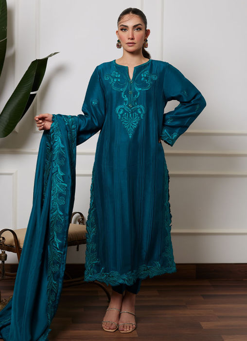 Picture of Heqet Emerald Shirt & Dupatta