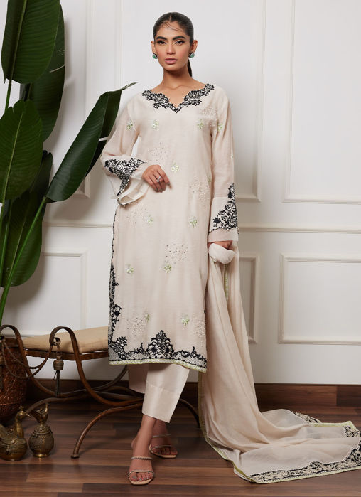 Picture of Shani Ivory Shirt And Dupatta