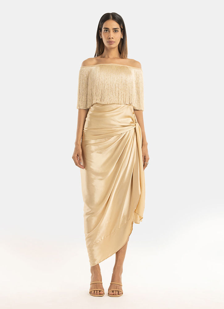 Picture of Off Shoulder Fringe Top