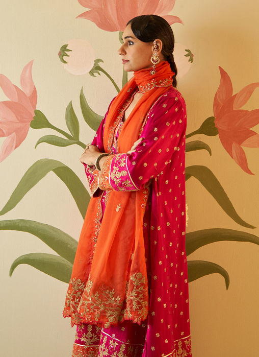 RANI SATIN CHOGA SET