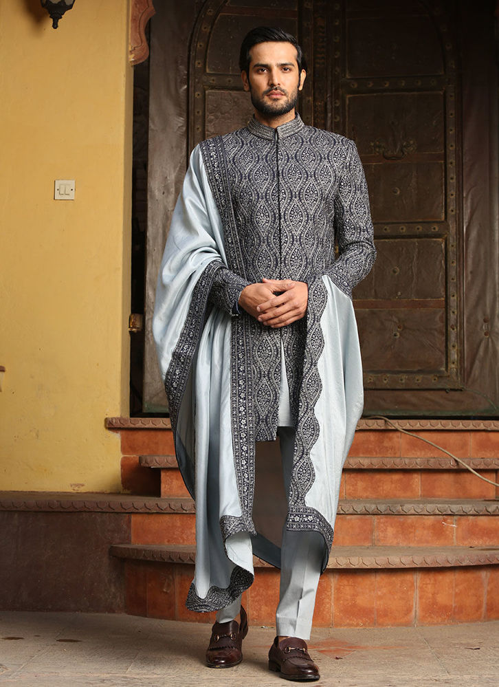 Picture of NAVY BLUE MATKA TUSSAR