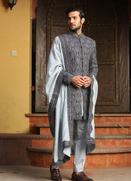 NAVY BLUE MATKA TUSSAR