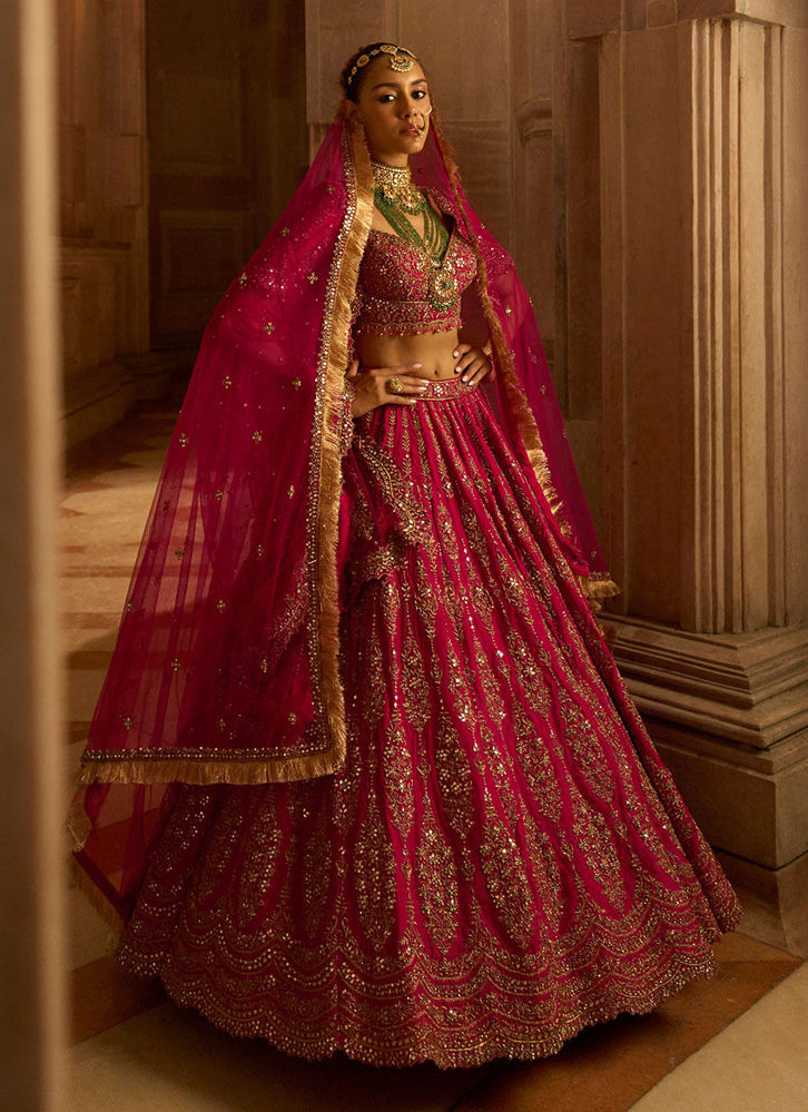 Picture of Fuchsia Red Choli