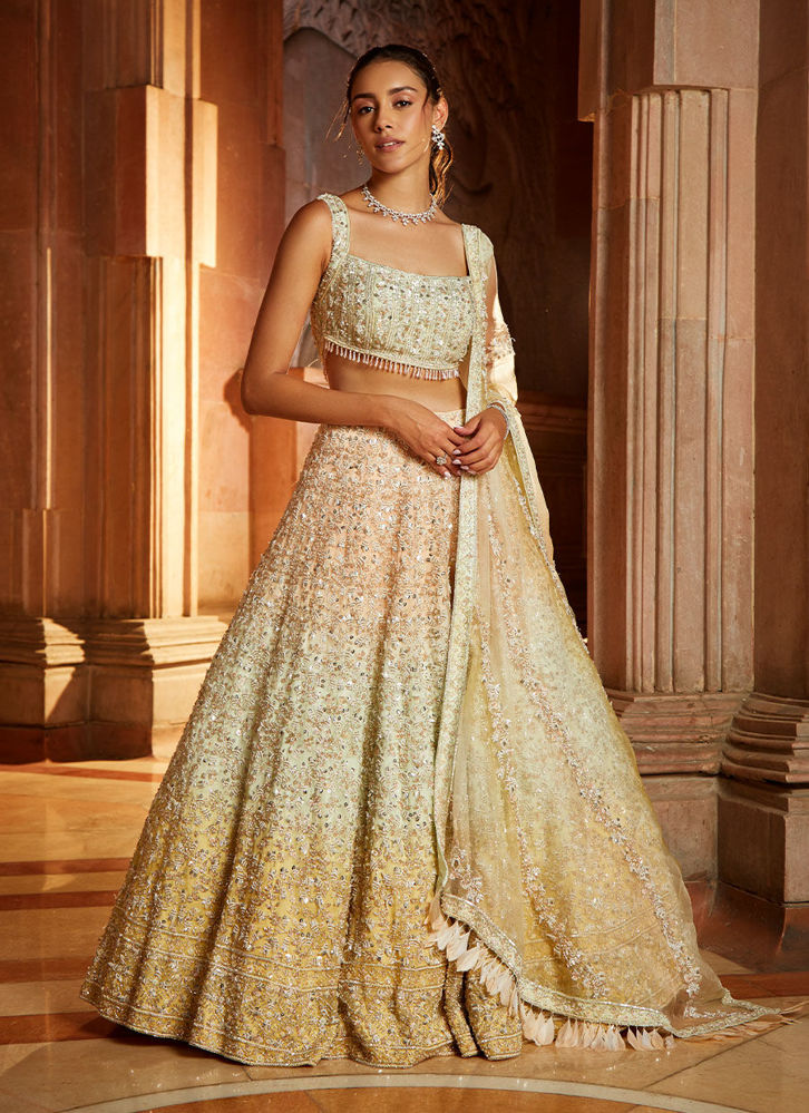 Picture of Tripple Colour Shaded Lehenga Choli