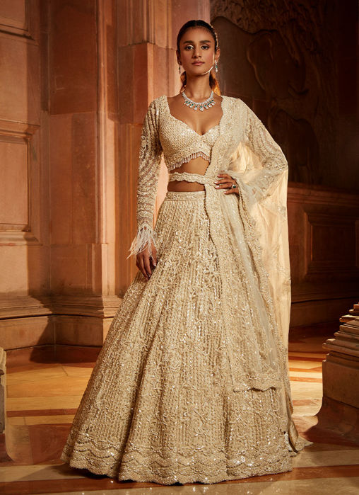 Ivory Lehenga Choli