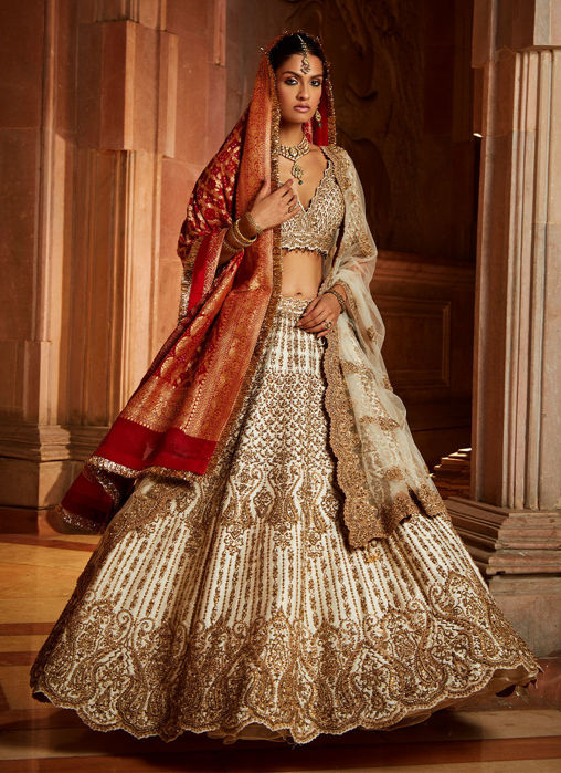 Ivory Lehenga Choli Set