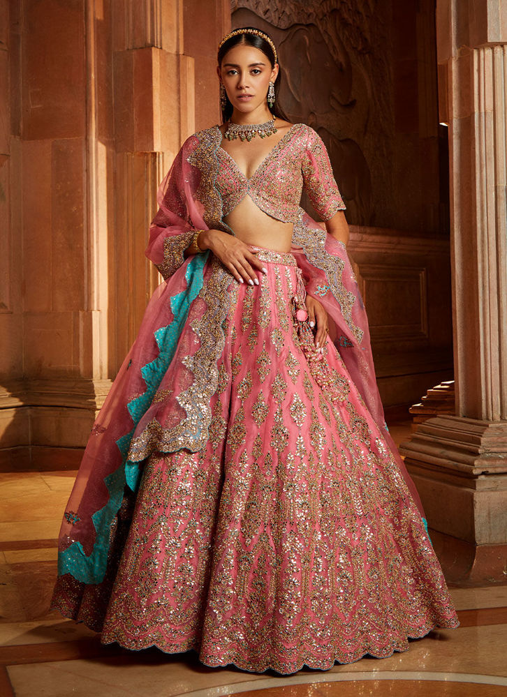 Picture of Rose Pink Lehenga Choli