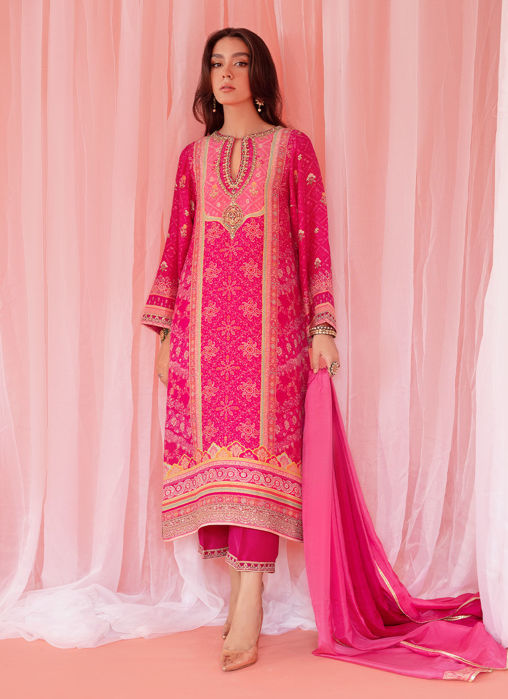 Picture of Asha Magenta Shirt & Dupatta