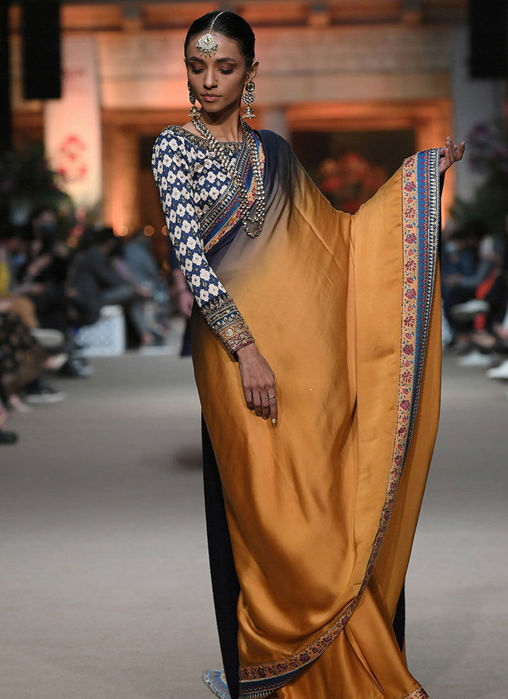 Sunheri saree