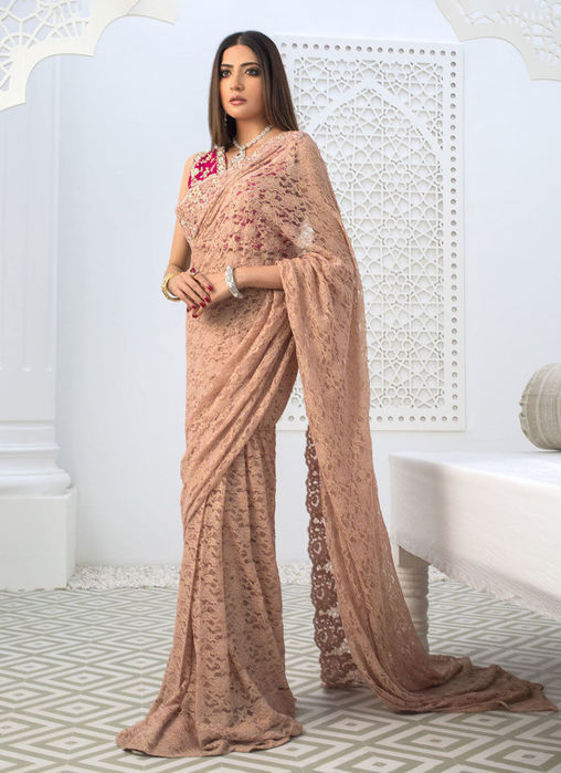 Ravishing Rose Saree