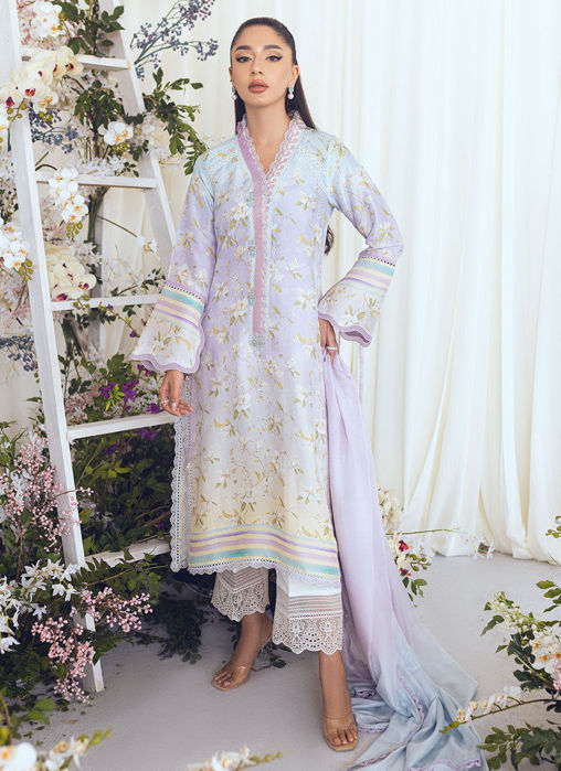 Picture of Aspen Ombre Silk Shirt And Dupatta