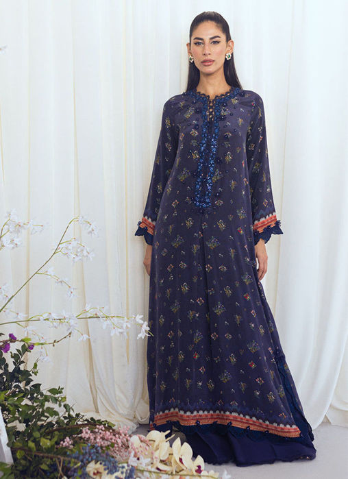 Picture of Amren Navy Crepe Shirt