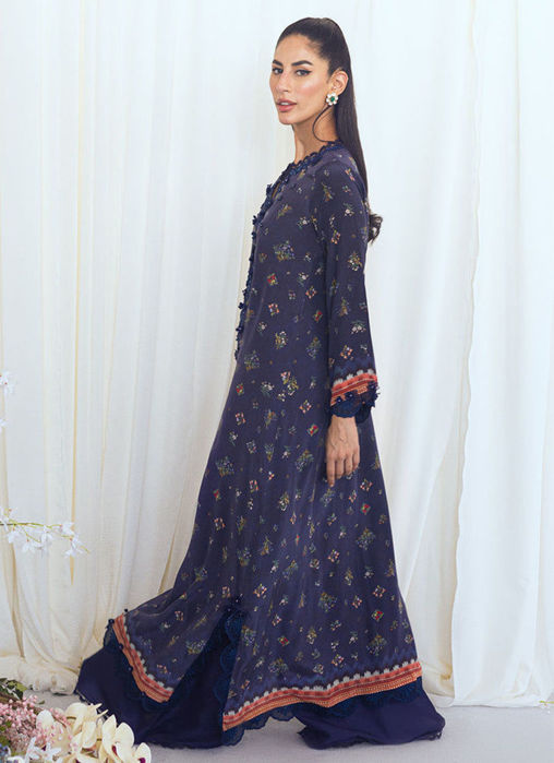 Amren Navy Crepe Shirt