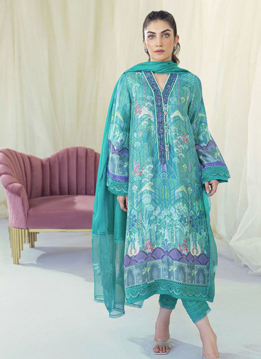Picture of Edna Emerald Shirt and Dupatta