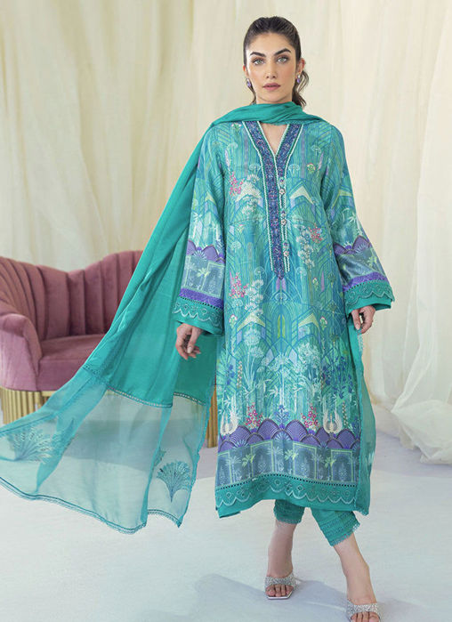 Edna Emerald Shirt and Dupatta