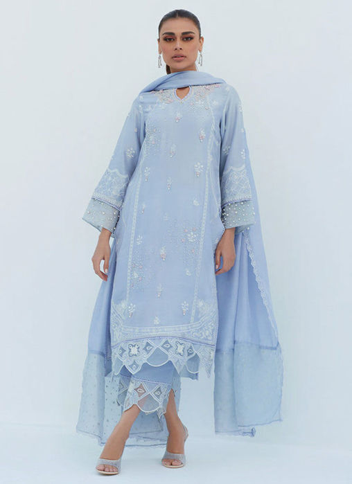 Picture of Sheryl Periwinkle Shirt And Dupatta