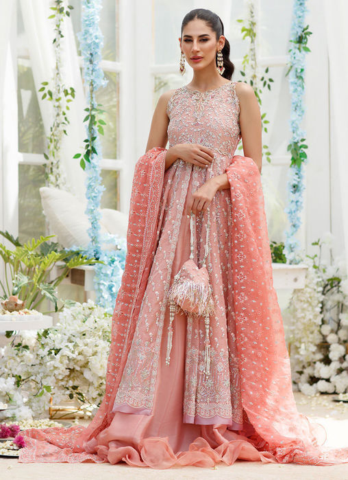 Picture of Chloe Coral Cutwork kalidaar