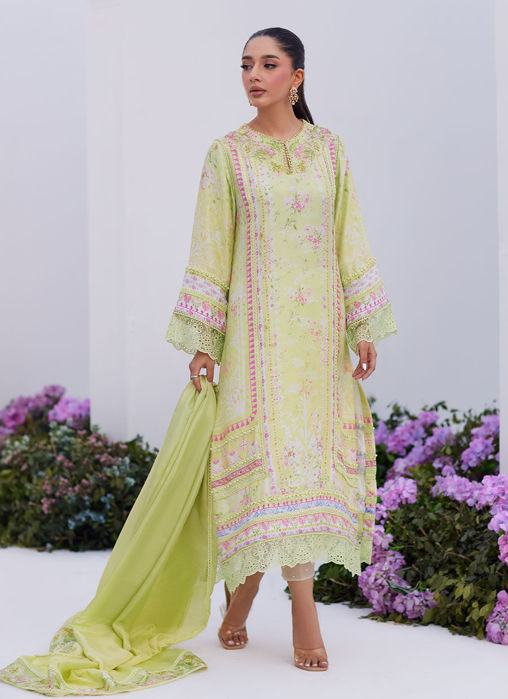 Picture of Kelly Lime Shirt and Dupatta