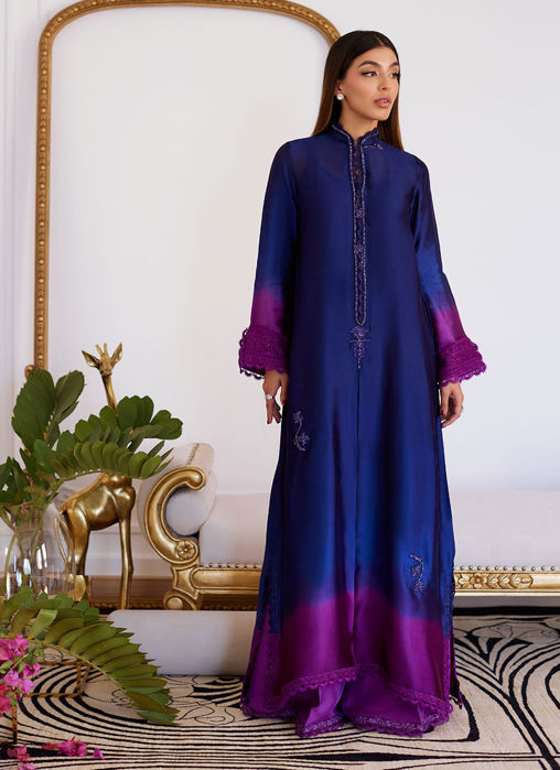 Picture of Morgana Ombre Shisha Silk Long Shirt