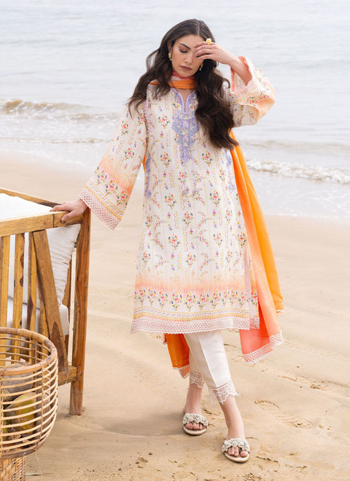 Picture of Lark Ivory Shirt and Dupatta