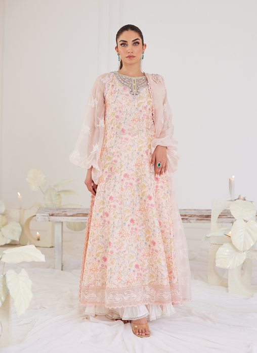 Picture of Ramona Shirt with Pre-Draped Dupatta