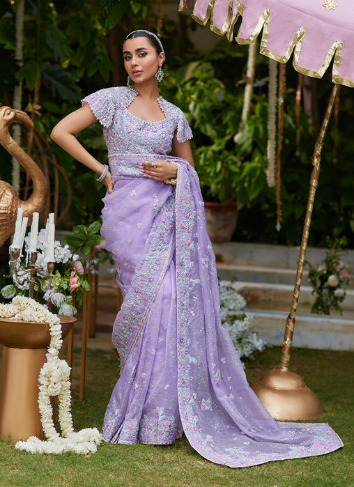 Picture of Sira Lavender Saree