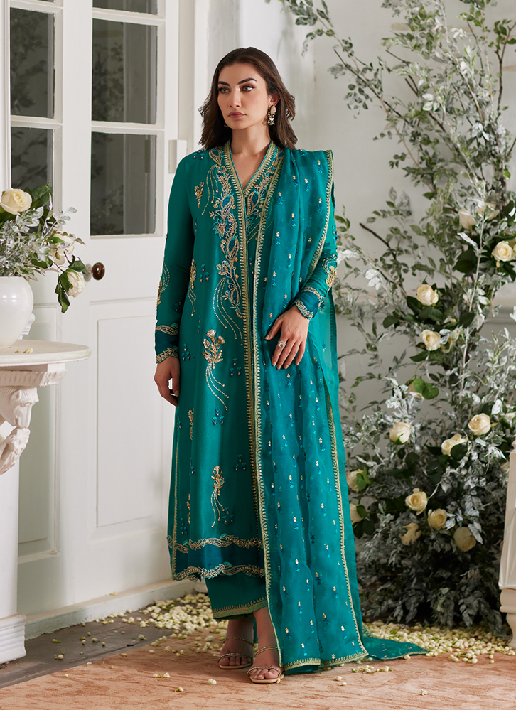 Picture of Ayda Sea Green Shirt and Dupatta