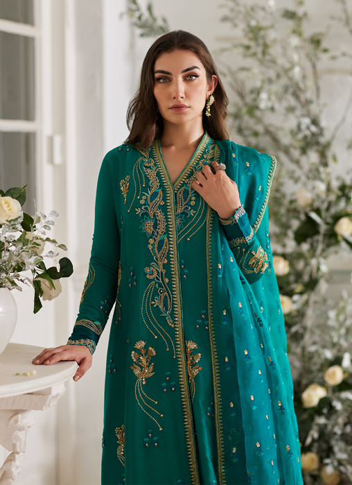 Ayda Sea Green Shirt and Dupatta