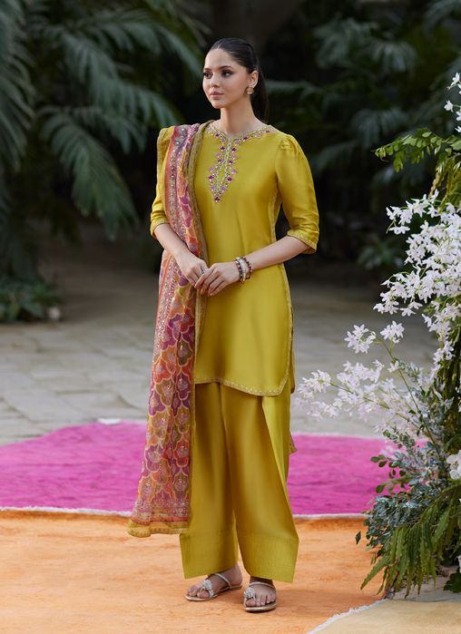 Picture of Sheyza Kiwi Shirt and Dupatta