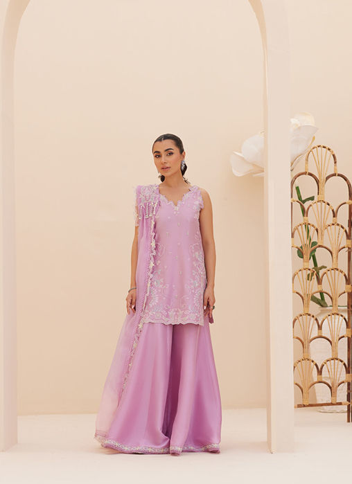 Picture of Lilliana Lilac Shirt and Dupatta