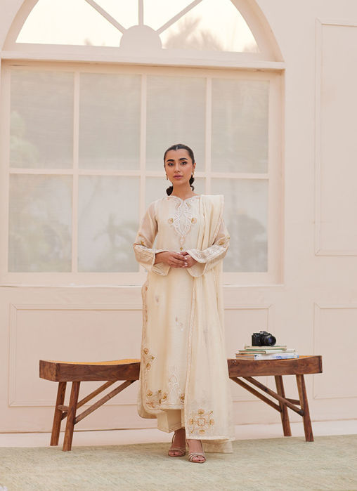 Picture of Evra Ivory Shirt and Dupatta