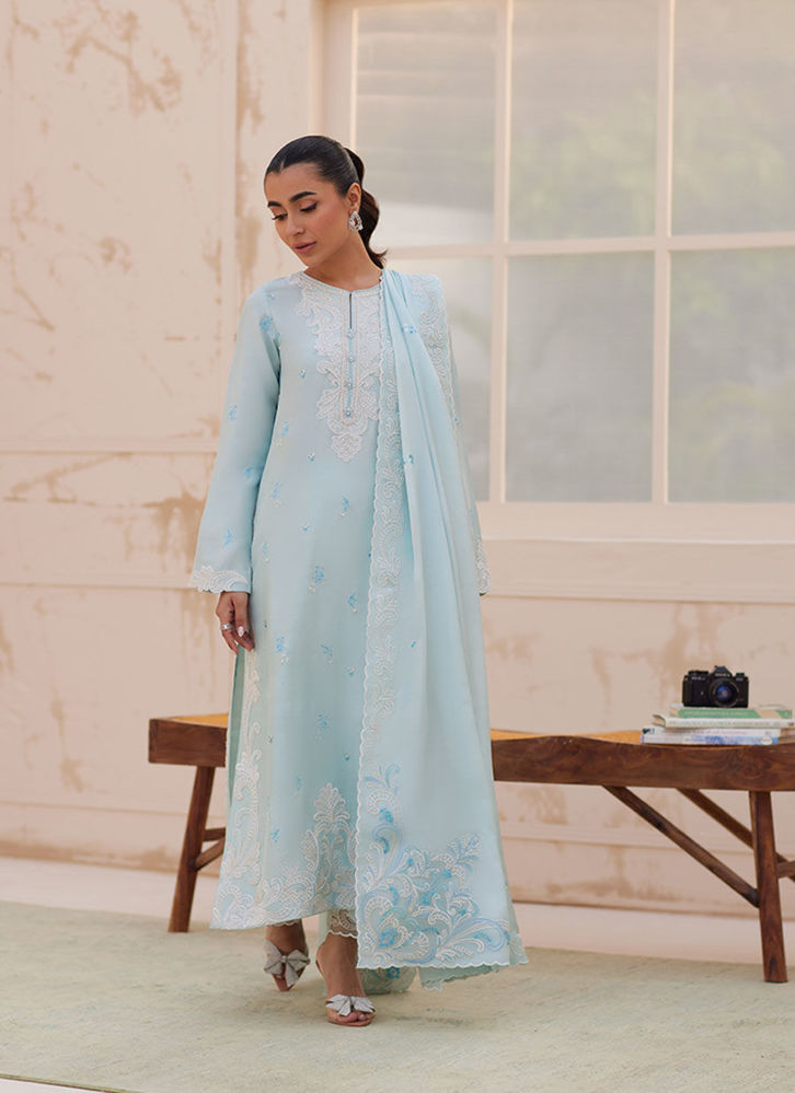 Picture of Carla Powder Blue Shirt and Dupatta