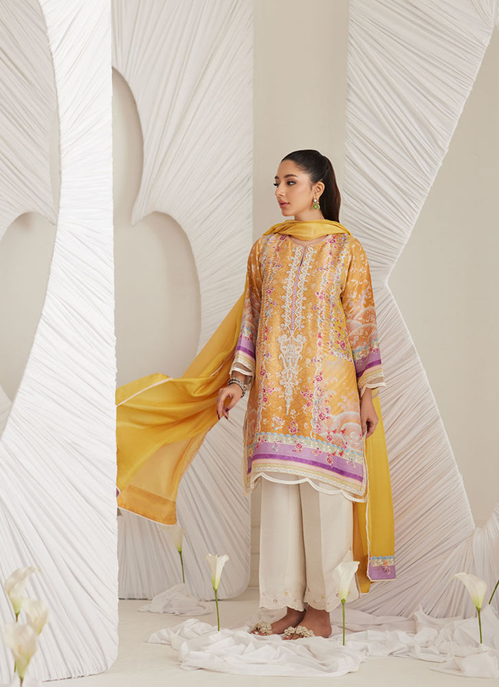 Picture of Anima Mustard Shirt and Dupatta