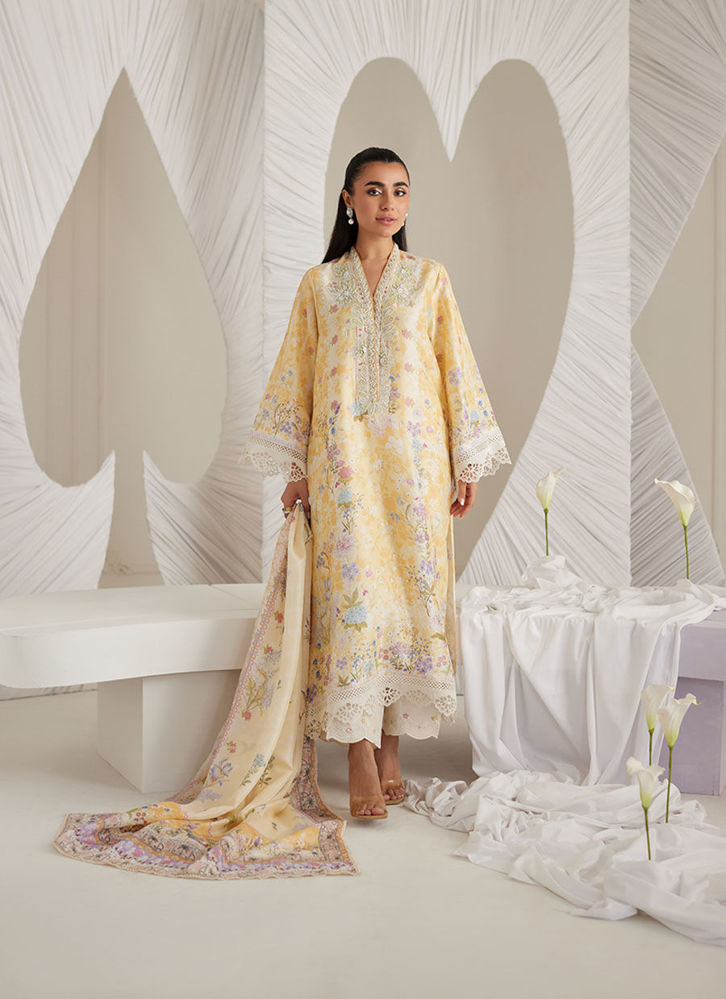 Picture of Gemma Lemon Shirt and Dupatta