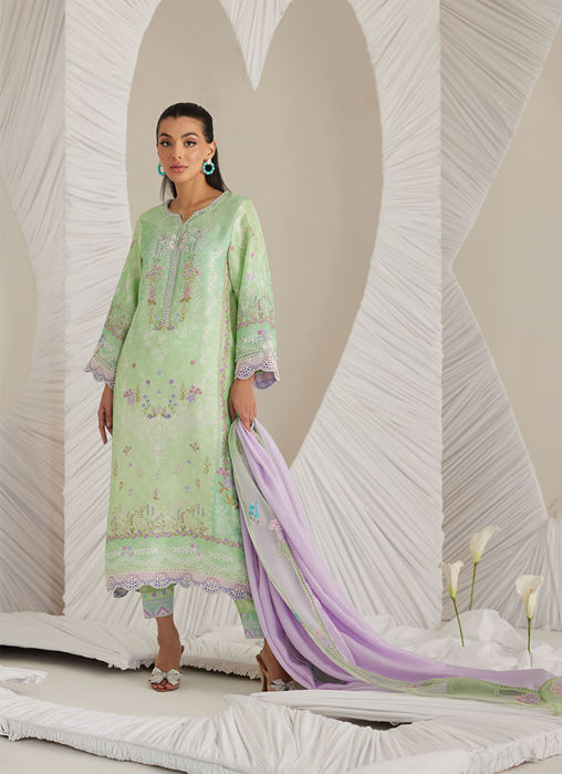 Picture of Felice Aqua Shirt and Dupatta