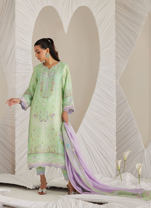 Felice Aqua Shirt and Dupatta