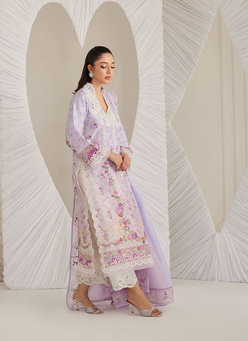 Polina Ombre Shirt and Dupatta