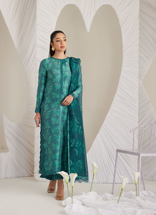 Picture of Camilla Emerald Shirt and Dupatta