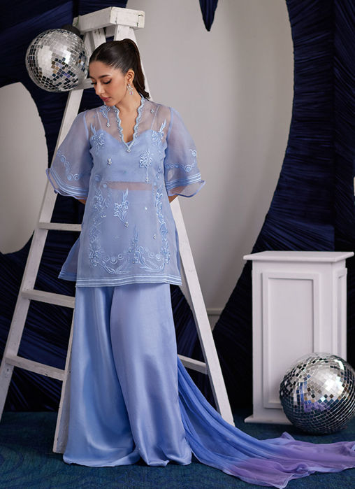 Picture of Cassie Periwinkle Shirt And Dupatta